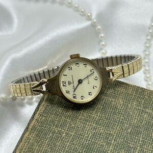 Vintage Gold Jules Jergensen Wind-Up Watch